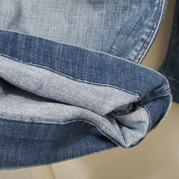 SEVEN FOR ALL MANKIND - CROP GINGER DENIM CAPRI - Picture 10 of 13